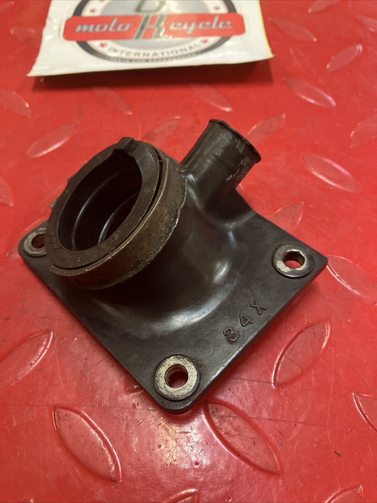 Yamaha DT200 1984 reed valve intake manifold carburetor joint boot