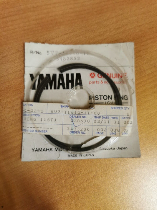 NOS YAMAHA YT175 1982 PISTON RING SET 1ST 5V7-11610-11-00 Y48