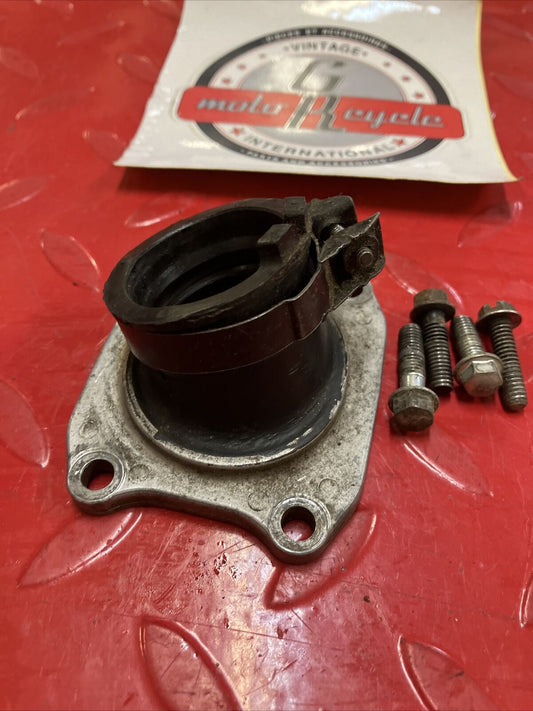 Honda CR80R 1990 intake manifold carburetor boot insulator