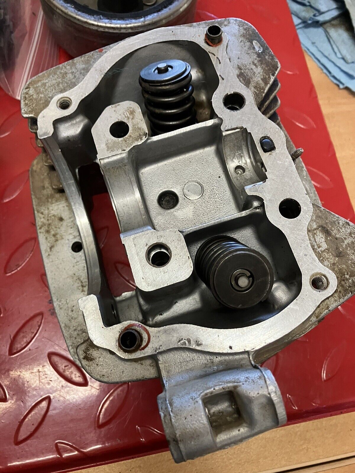 Honda ATC185 1980 engine motor parts crankcase transmission cylinder head