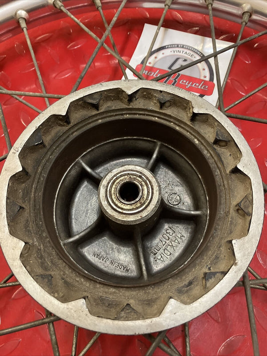 Suzuki RM125 1982 front wheel rim hub spoke 1981