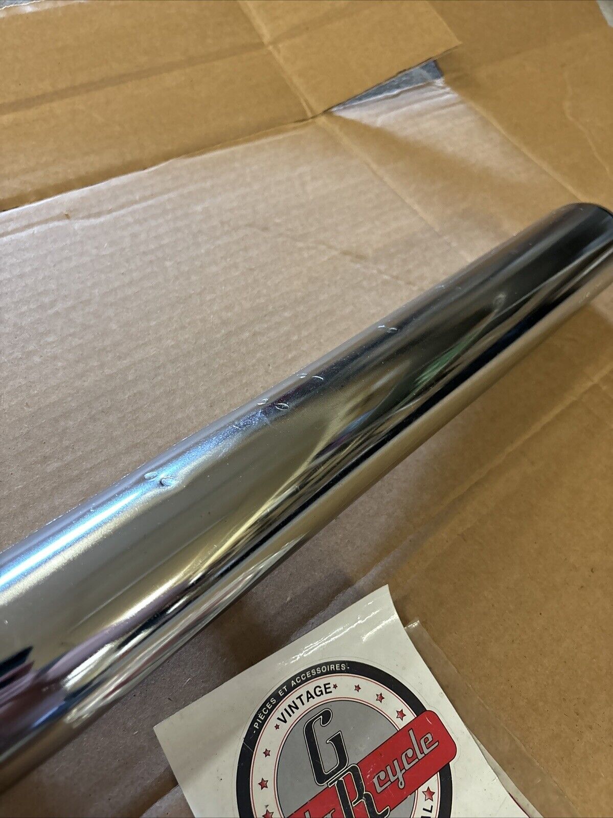 NOS Yamaha 1974 FS1 E F P PD MUFFLER 378-14710-01-00 YB3