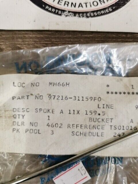NOS HONDA XR80 1983 SPOKE SET A 97216-31159-F0 97216-31159F0 H81
