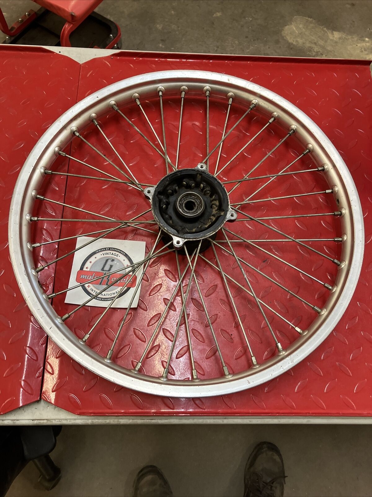 Honda CR250R 1988 front wheel hub rim CR125R CR500R 446A5-KS6-830 2