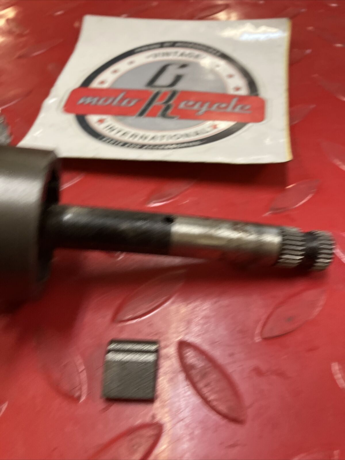 Kawasaki G4TR 1972 kickstarter kick starter spindle shaft gear