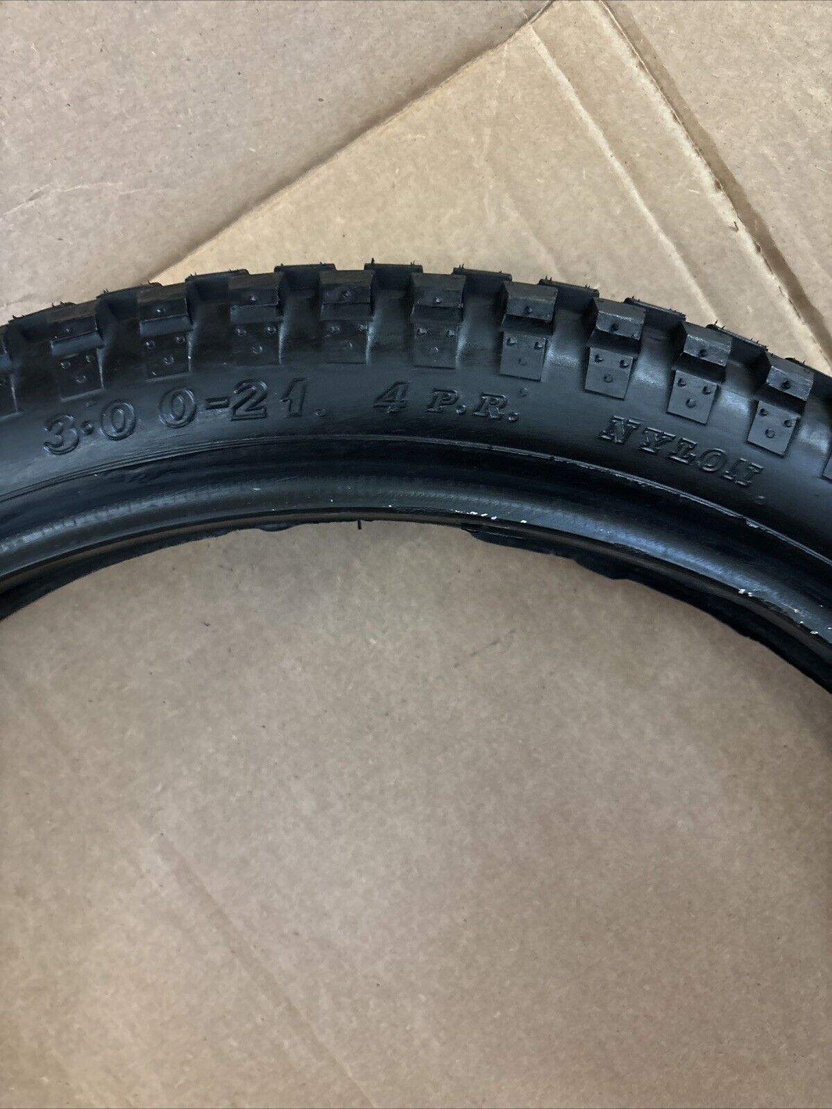 NOS DUNLOP TRIALS UNIVERSAL TIRE 3.00X21
