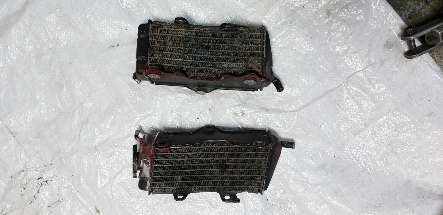 Honda CR250R 1986 1987 radiator left right CR 250R 19010-KS7-000