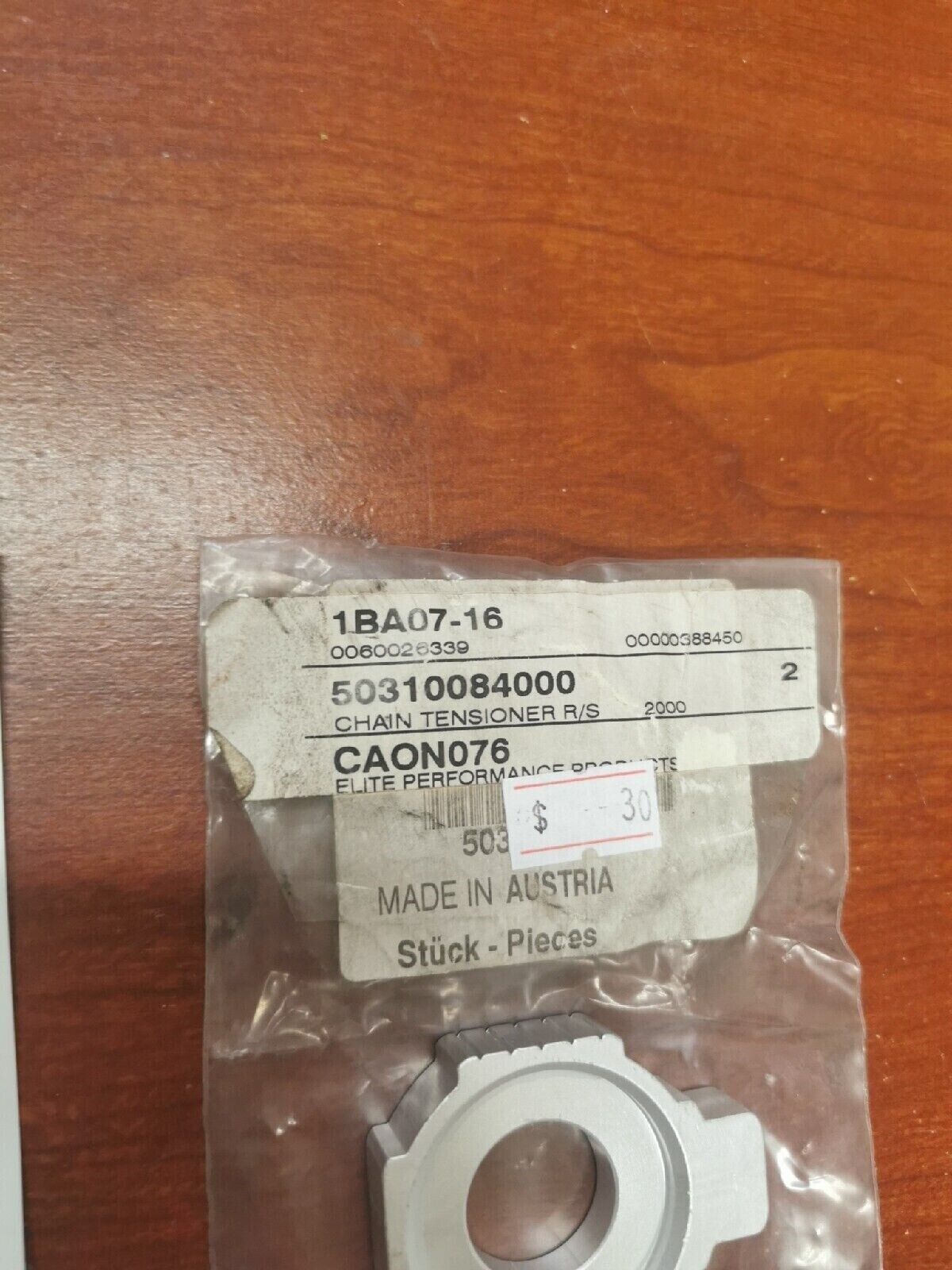 NOS KTM 125SX 144SX 150SX 200SX CHAIN TENSIONER R/S 2000 50310084000 KT3