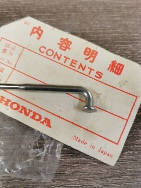 NOS HONDA CR125R XL250S XL500S SPOKE B ASSY FRONT 44607-444-305 H76