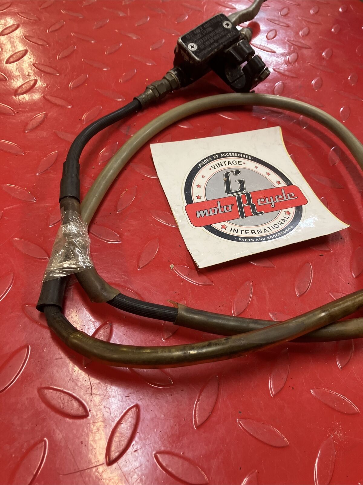 Suzuki RM125 1985 front brake master cylinder hose 1984 RM250