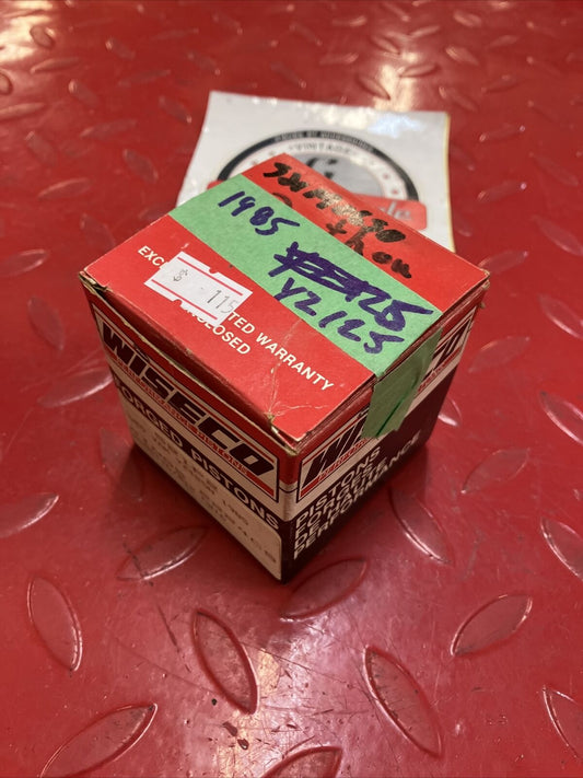 NOS Wiseco YZ125 1985 PISTON KIT / NO PIN 521P2 521M05650 56.5MM J5