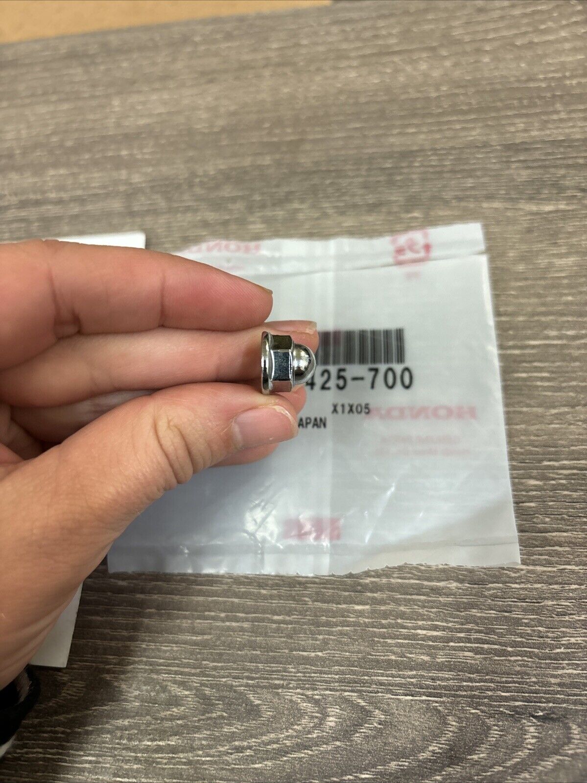 NOS Honda CB1300 A F CB600F CB900F CAP NUT 6MM 90201-425-700 H130