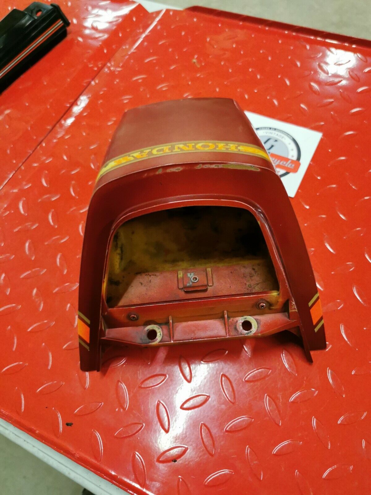 Honda CJ360T 1977 rear seat cowl back tail fairing shroud