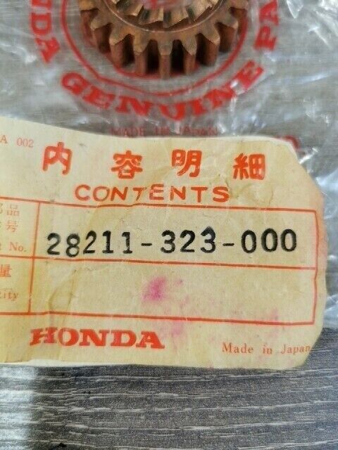 NOS HONDA CB500 1971 1972 PINION KICK START 28211-323-000 H81