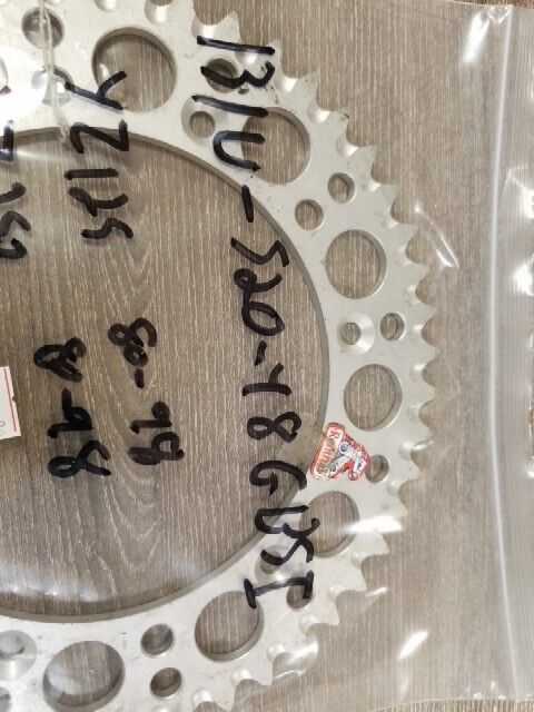 NOS RENTHAL YZ125 YZ250 1980 - 1998 YZ250 SPROCKET REAR 48T 131U-520-48GBSI  j55