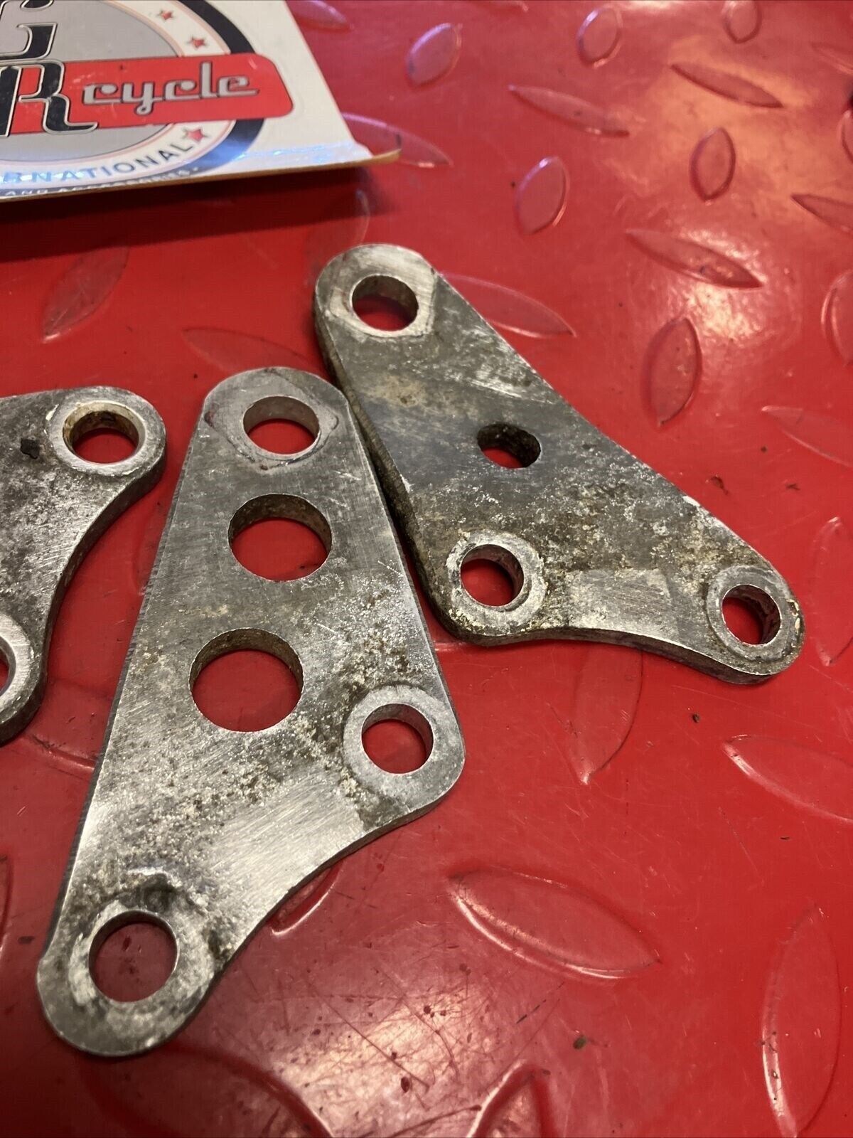 Honda XL350R 1986 engine motor mount mounting plate hanger bracket