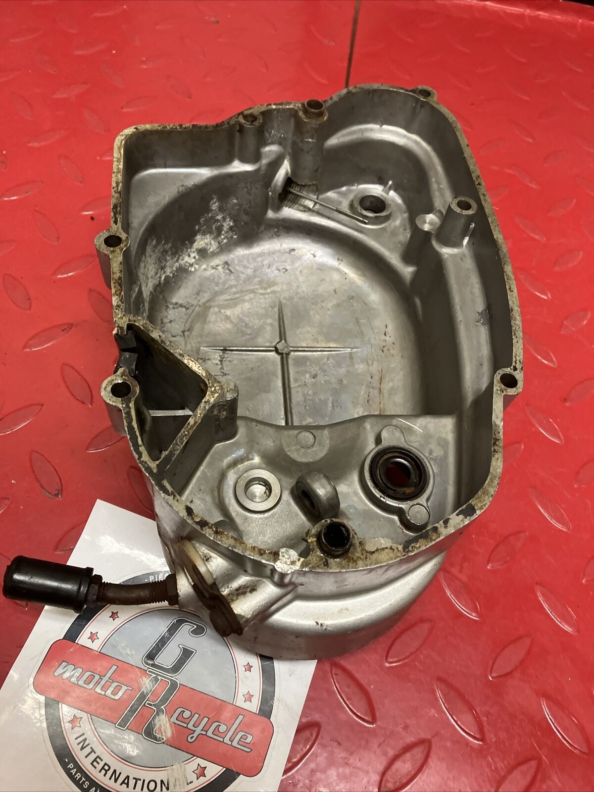 Yamaha HT1 MX 1971 Right crankcase clutch cover 1970 LT2 1972