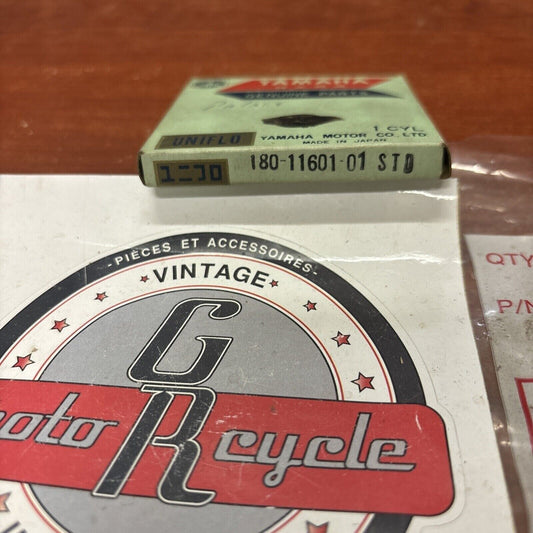 NOS Yamaha G6S G7S YG5 PISTON RING STD 180-11601-01-00 Y174