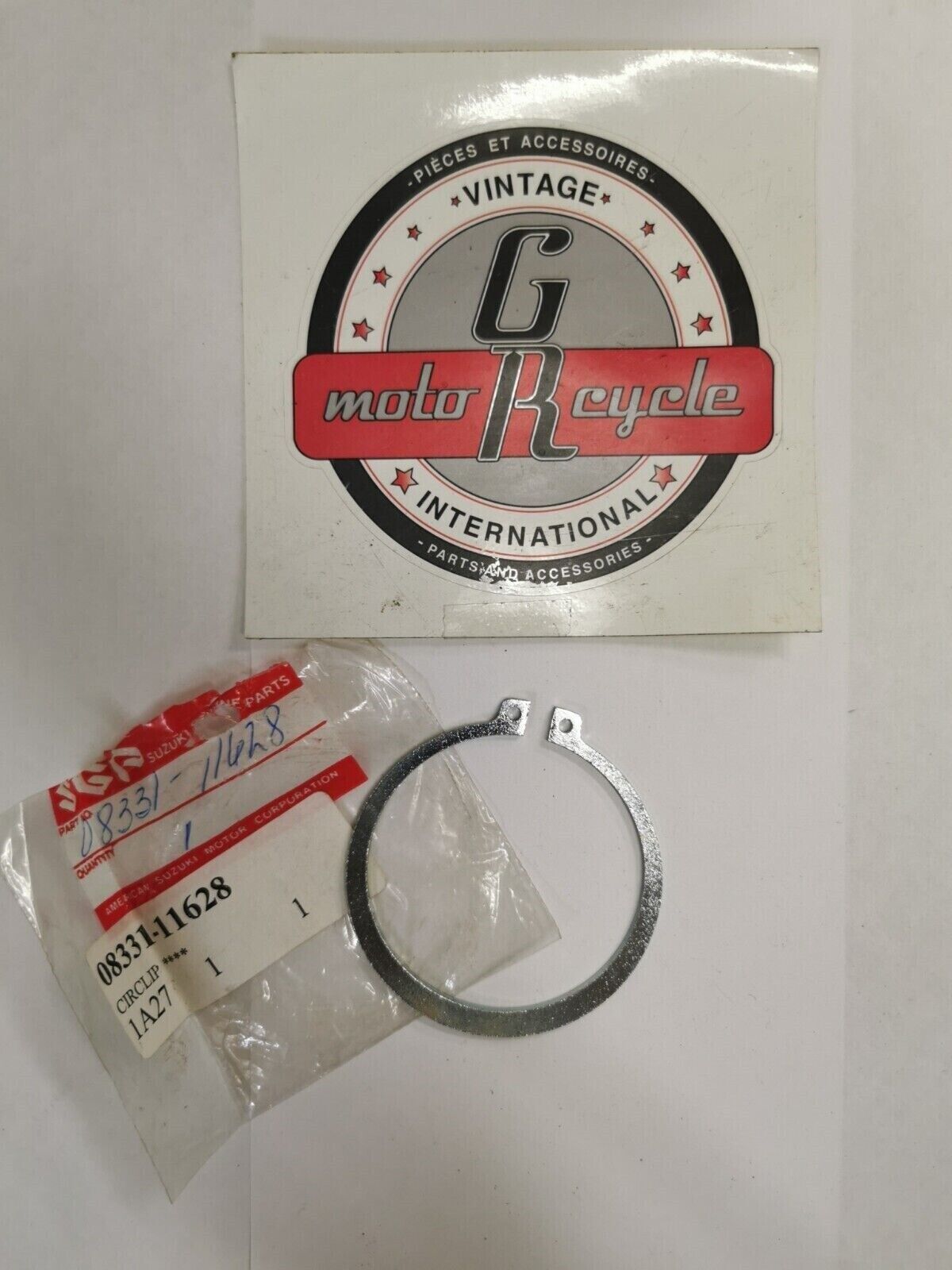 NOS SUZUKI TS250 TS400 CIRCLIP 08331-11628 Superseded by 08331-31629 S28