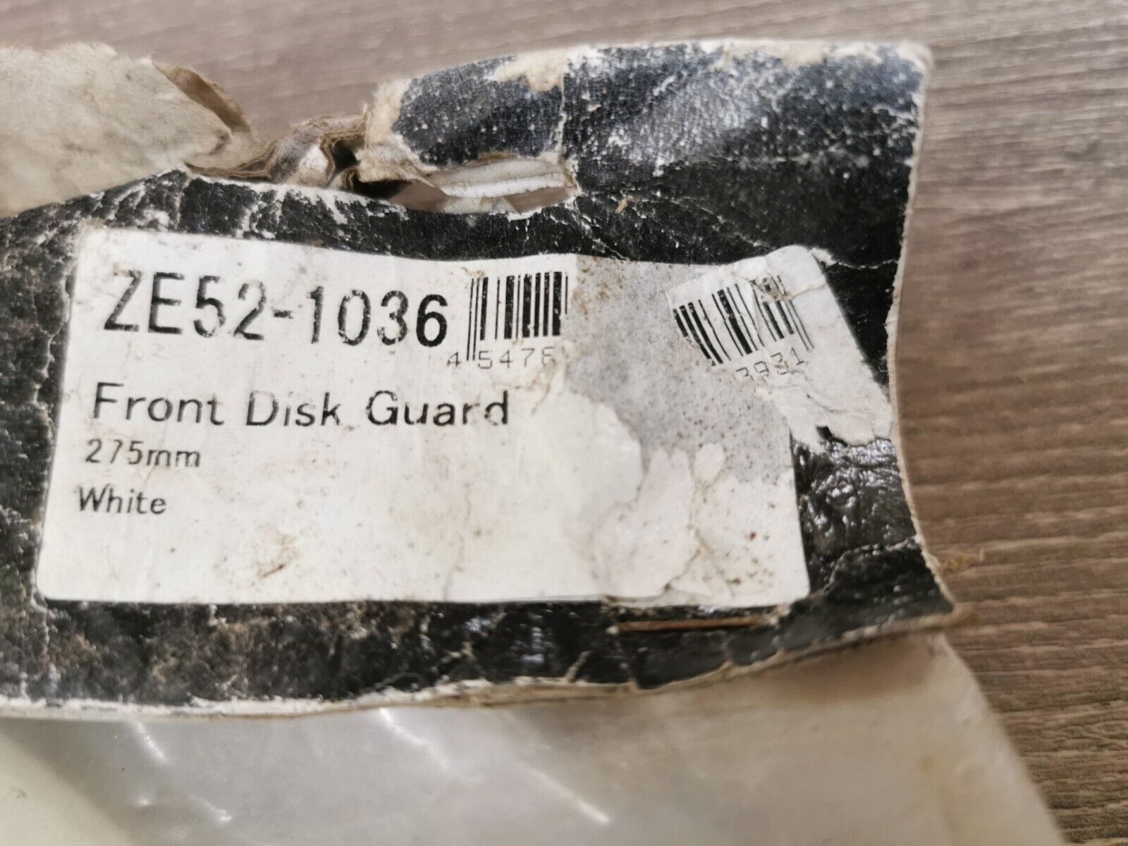 NOS ZETA FRONT DISK GUARD 272MM COVER ZE52-1036 J44