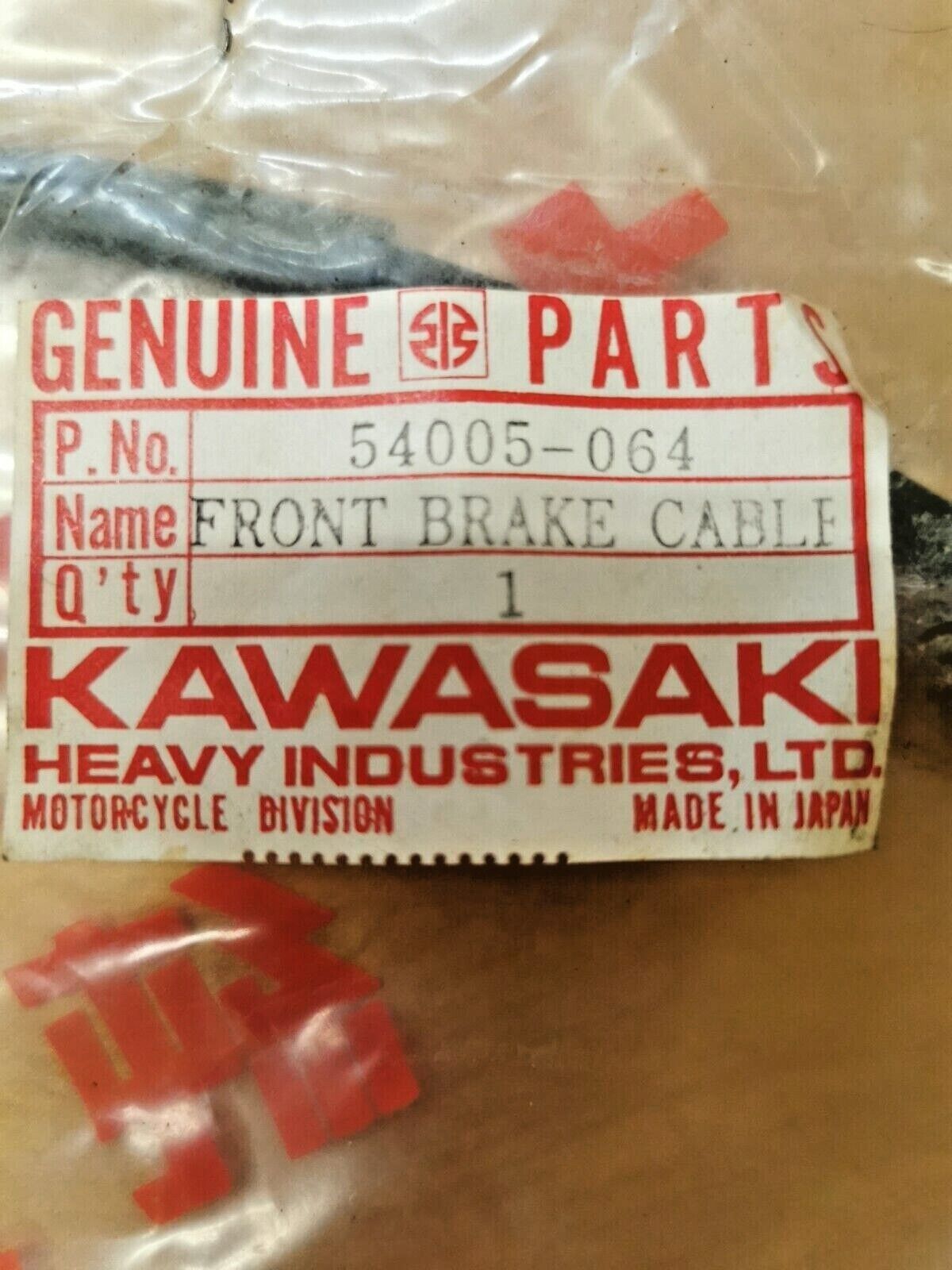 NOS KAWASAKI F11 CABLE FRONT BRAKE 54005-064 K9