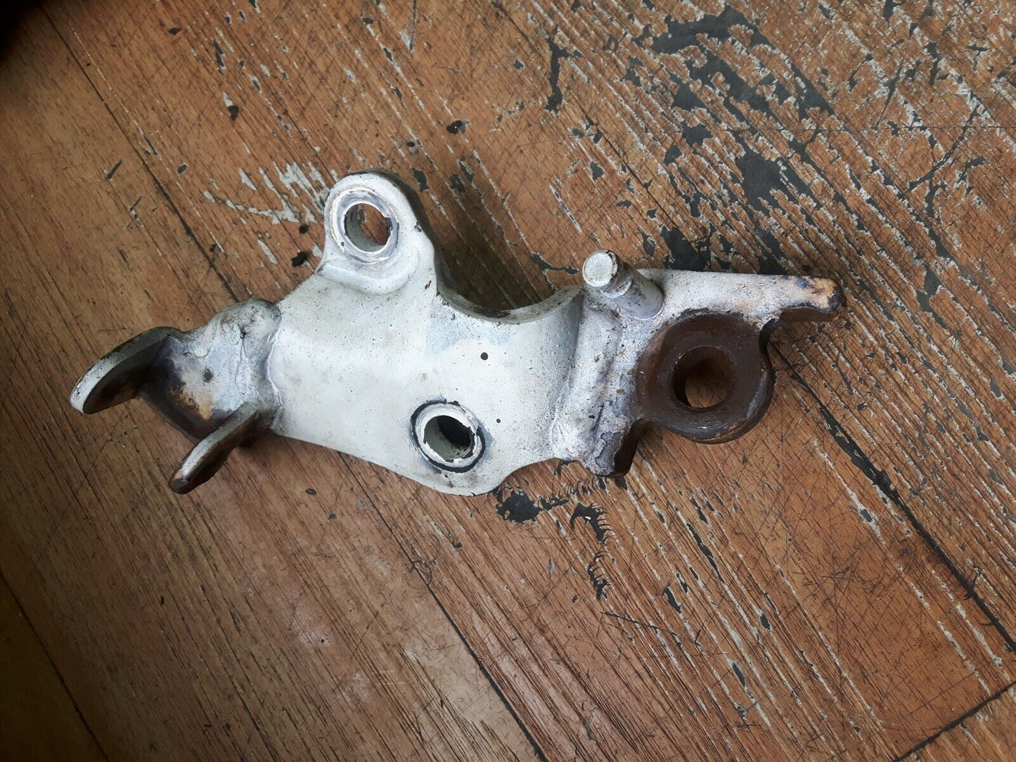 Honda XR80R 1993 footpeg foot peg rest bracket kickstand plate kick stand