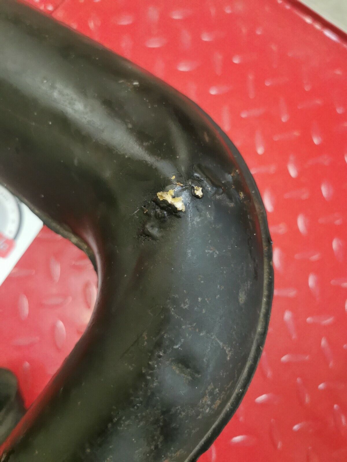 Honda CR250M 1976 exhaust pipe header expansion chamber 1975