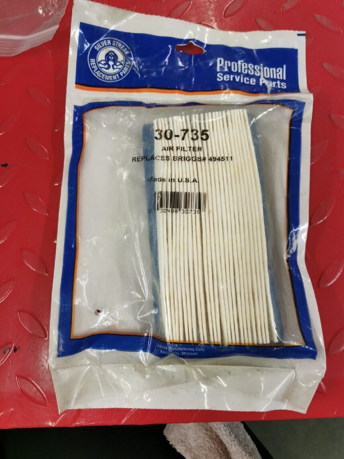 NOS Briggs & Stratton AIR FILTER 494511 A3