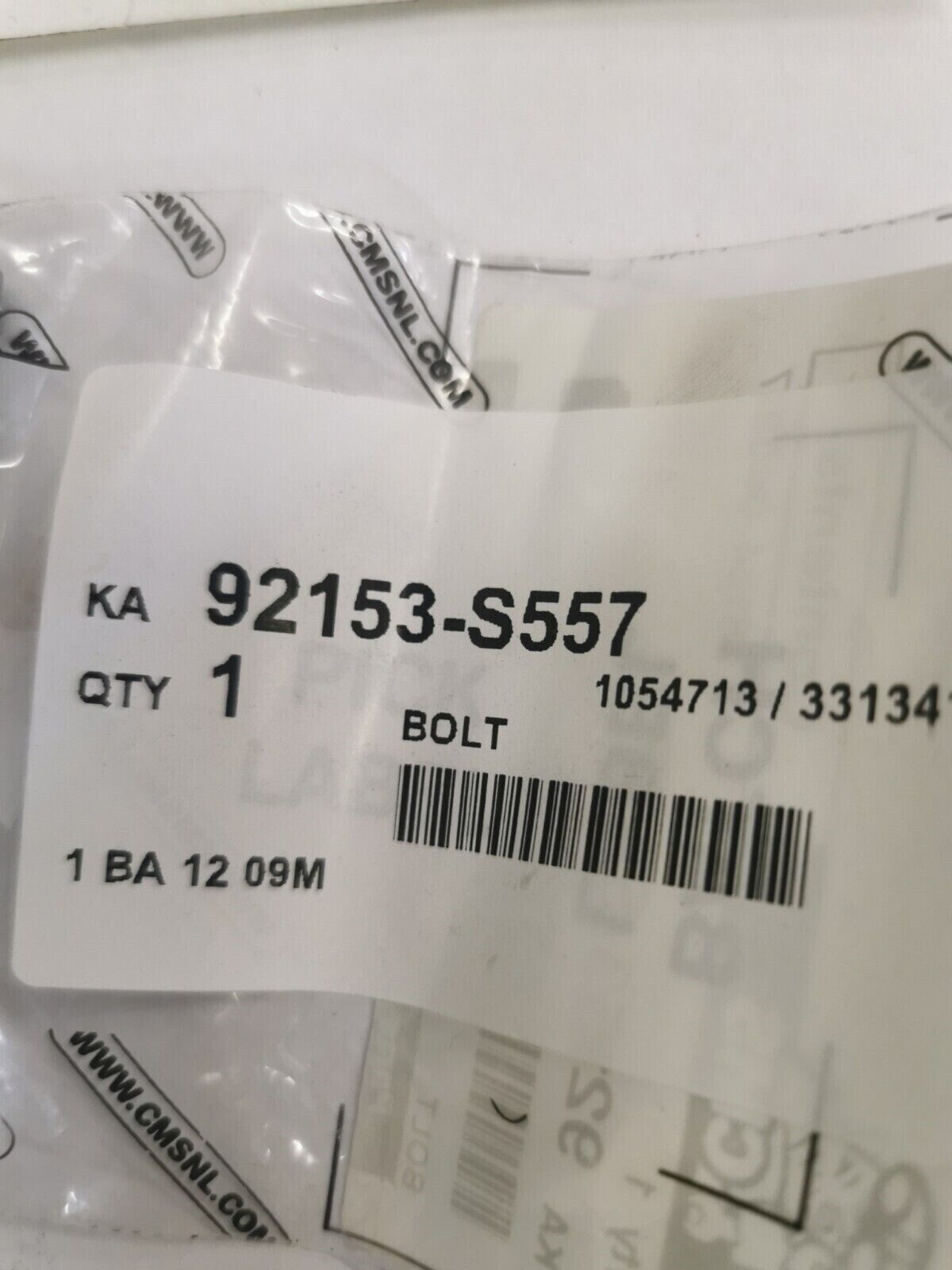 NOS KAWASAKI BOLT 92153-S557 K32