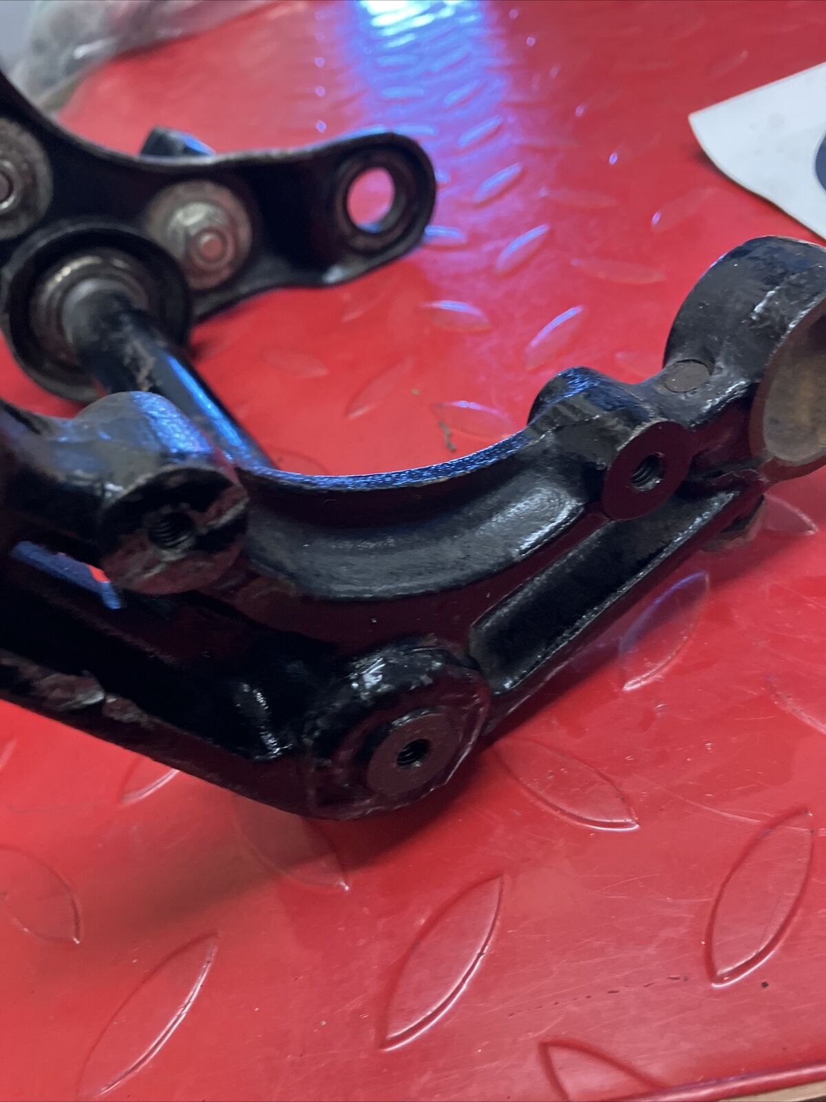 Honda XR75 1973 Steering stem triple clamp tree 1974 1975 1976