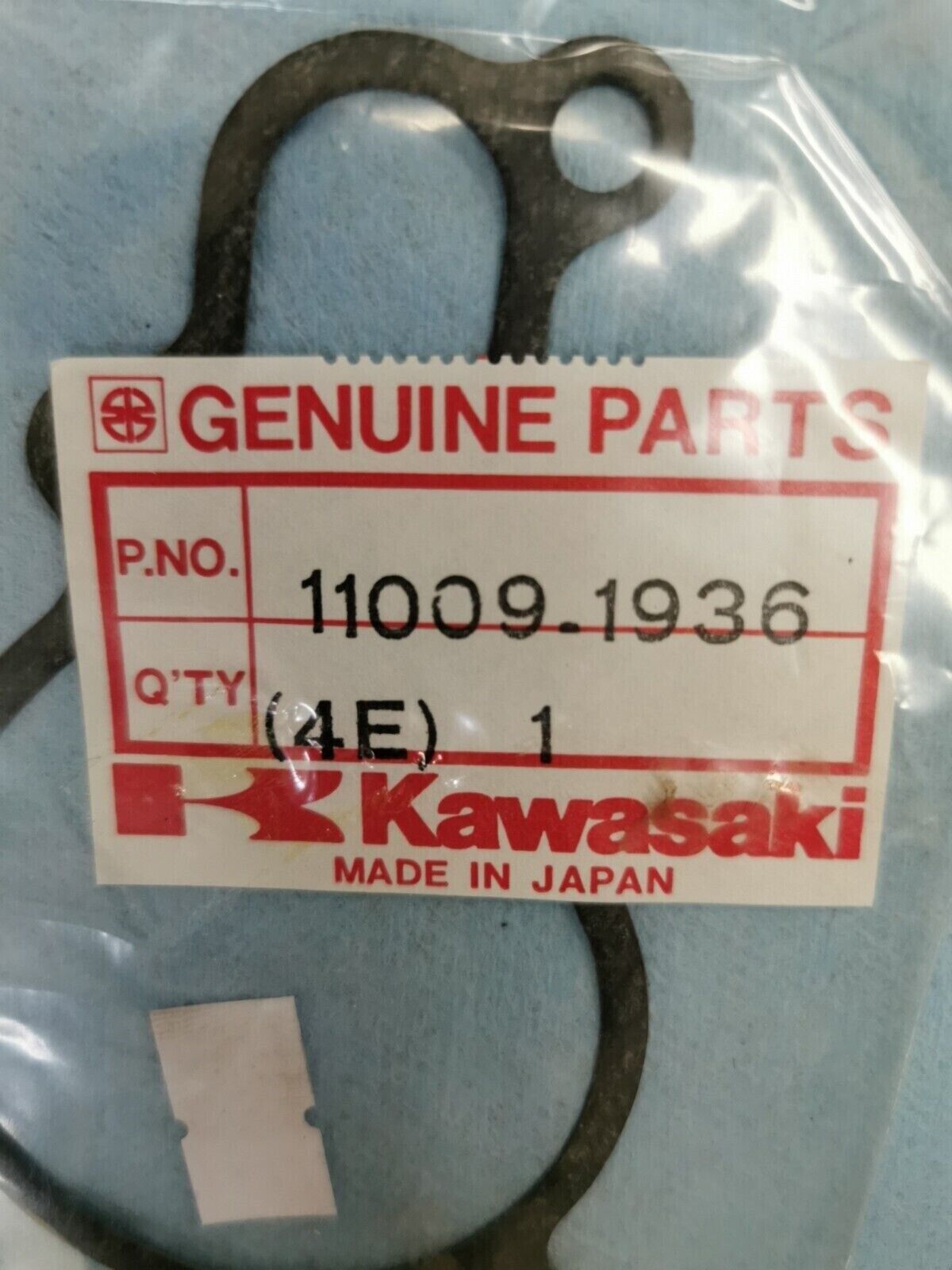 NOS KAWASAKI KX125 1992 - 2002 PUMP COVER GASKET 11009-1936 K31