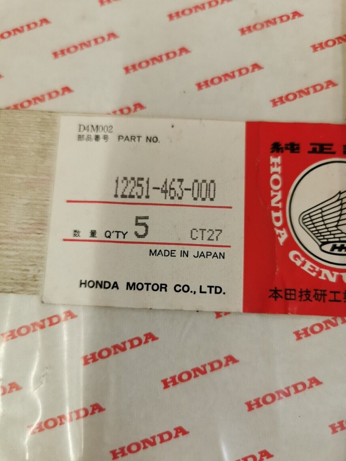 NOS HONDA GL1100 1980 - 1983 GASKET CYLINDER HEAD 12251-463-000 H61