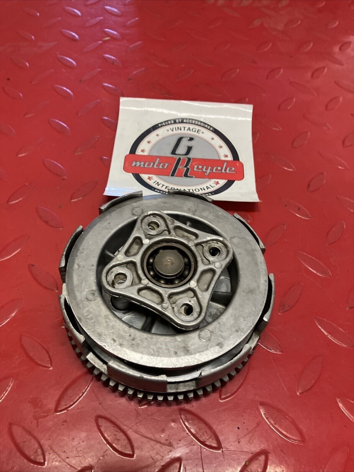 Honda XR75 1973 clutch basket hub pressure plate 1974 1975 1976