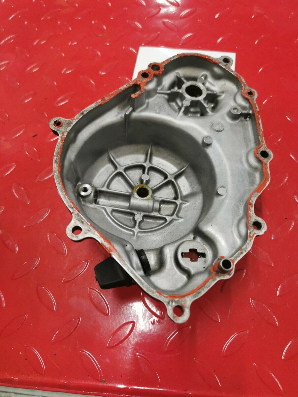 Kawasaki KX80 1979 right side clutch cover KDX80 1980