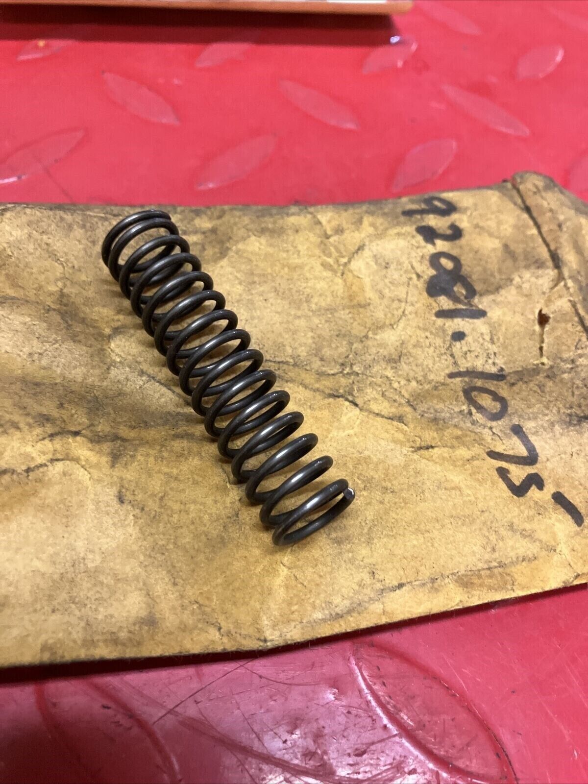 NOS KAWASAKI CAM CHAIN TENSIONER SPRING 92081-1075 K18