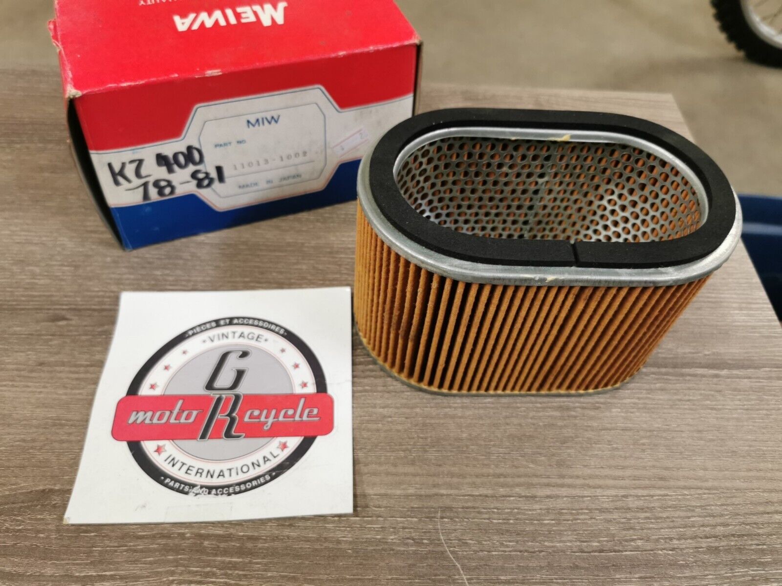 NOS MEIWA KZ400 1978 - 1981 AIR FILTER 11013-1002 J26