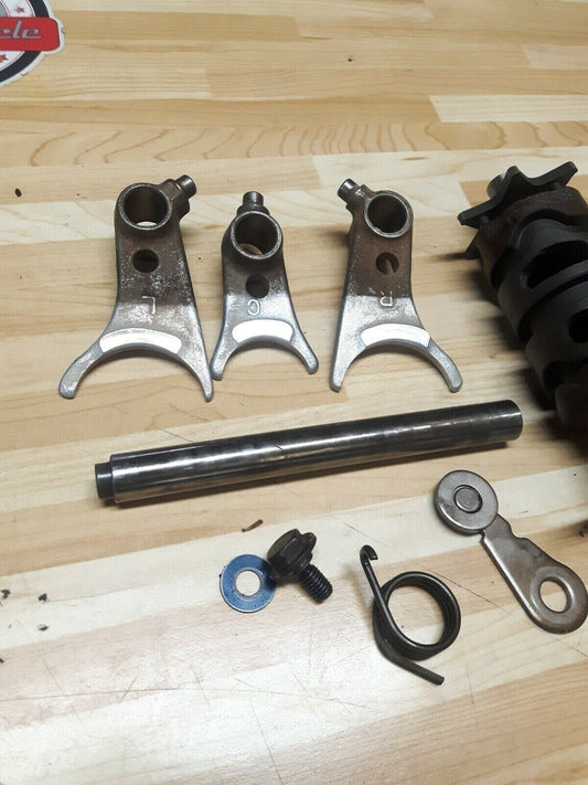 Honda XL350R 1984 gearshift gear shift drum cam transmission fork 24300-KF0-010