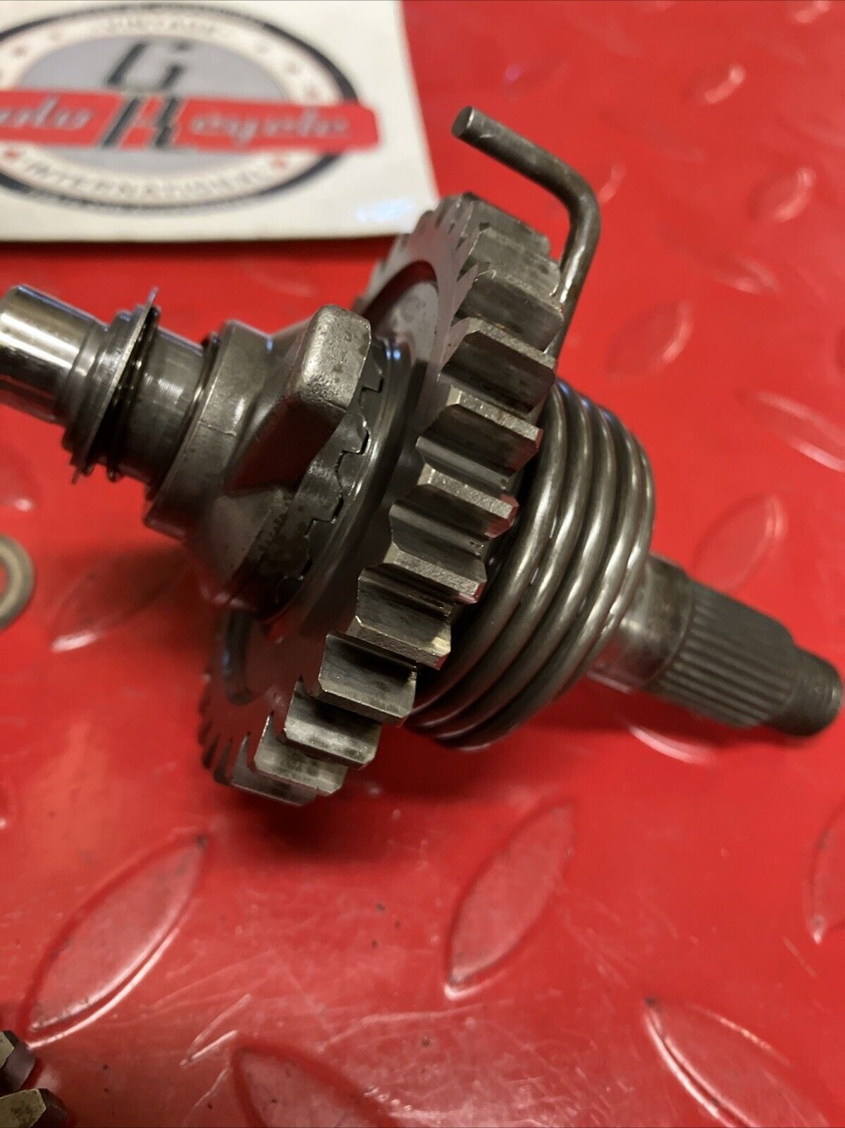 Kawasaki KDX200 1986 kickstarter kick starter shaft 1987 1988 13066-1063