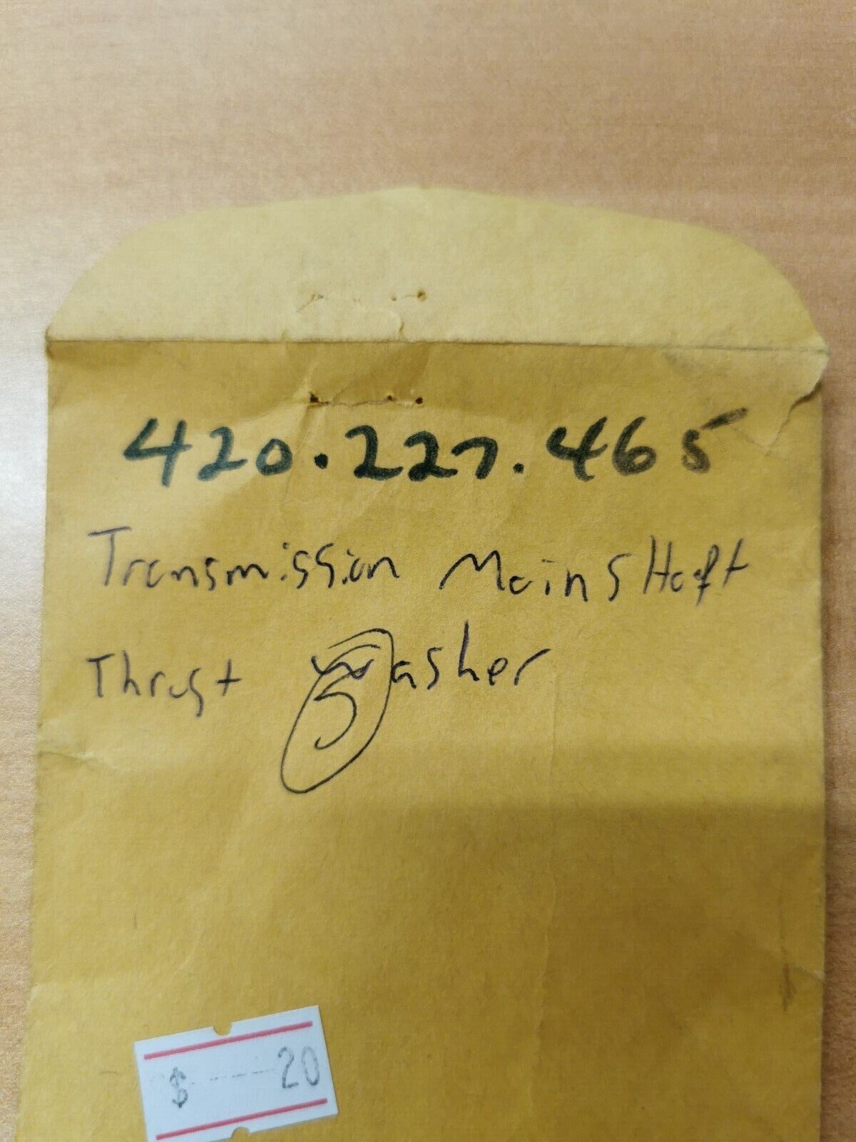 NOS CAN-AM TRANSMISSION MAIN SHAFT THRUST WASHER 420-227-465 CA4