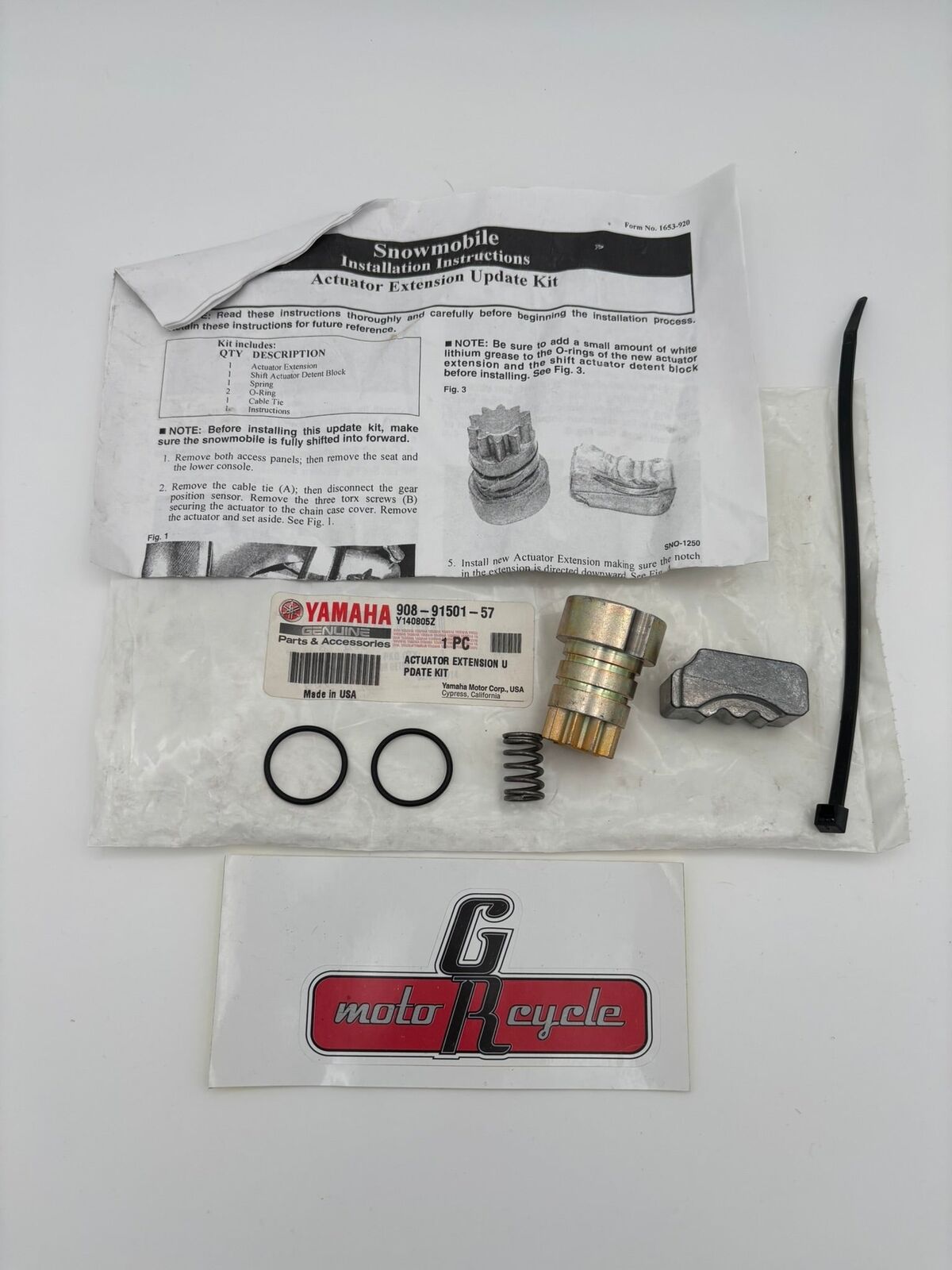 YAMAHA ACTUATOR EXTENSION UPDATE KIT 90891-50157-00