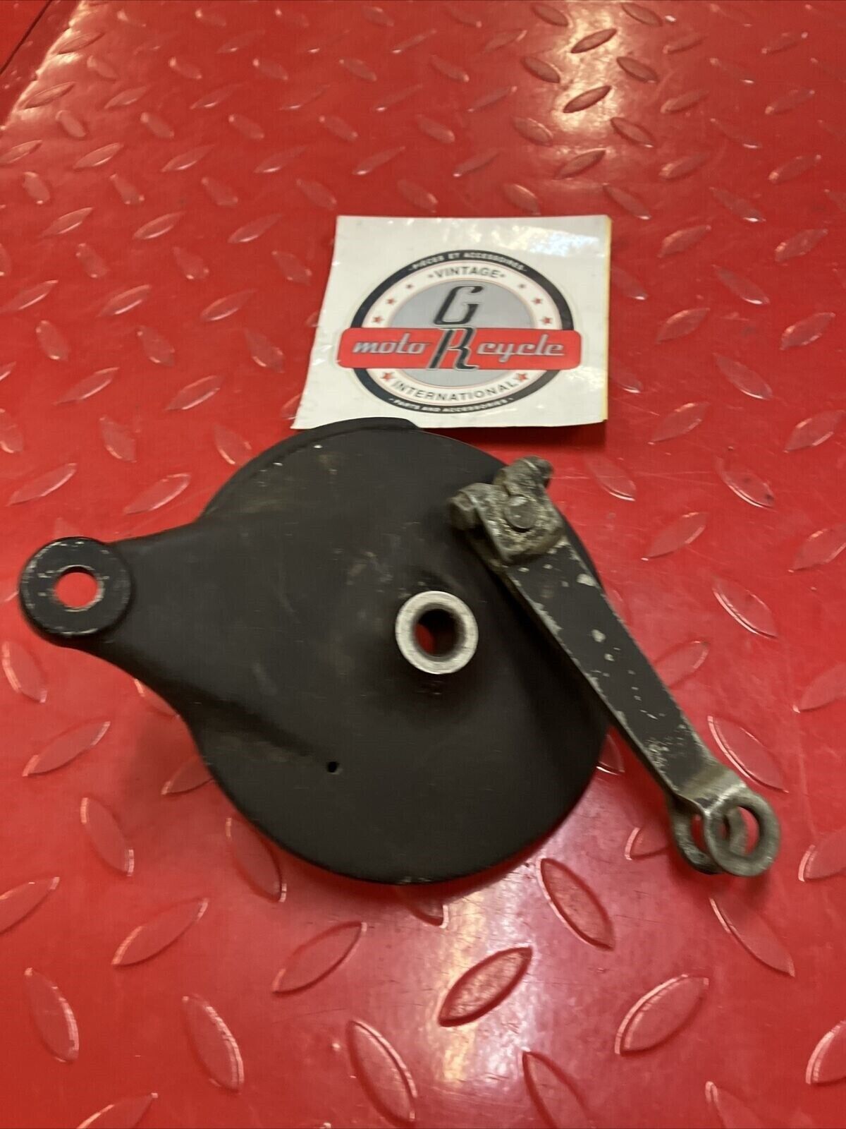 Kawasaki G5 1972 rear brake panel drum plate