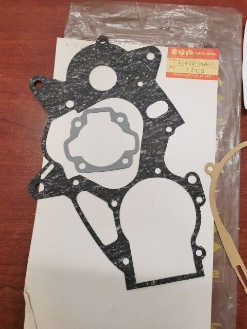 NOS Suzuki TS75 TM75 GASKET SET KIT (INCOMPLETE) 11400-26831 SUB 11400-26832 S33