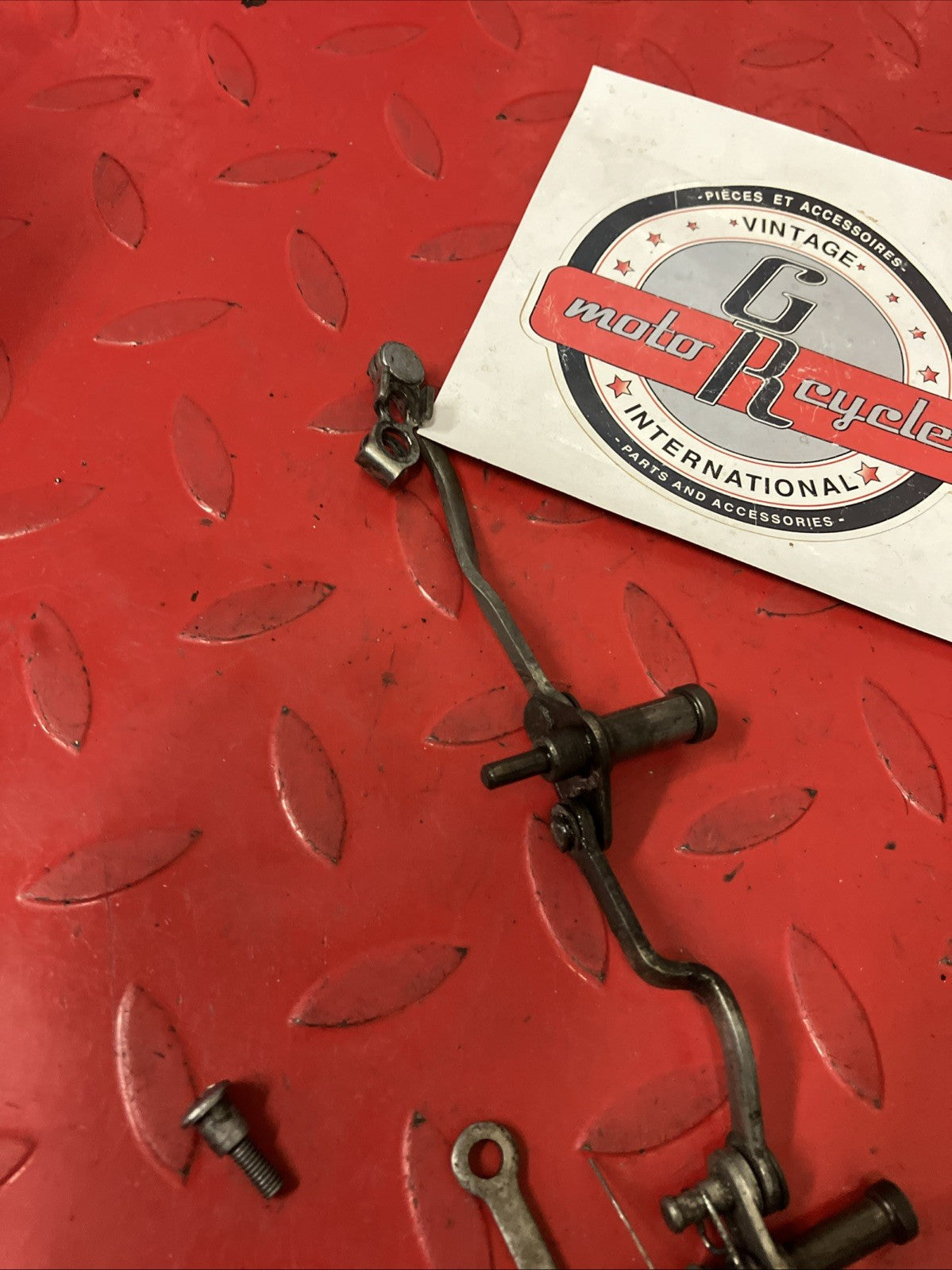 Honda CR250R 1984 Cylinder exhaust power valve linkage arm lever shaft