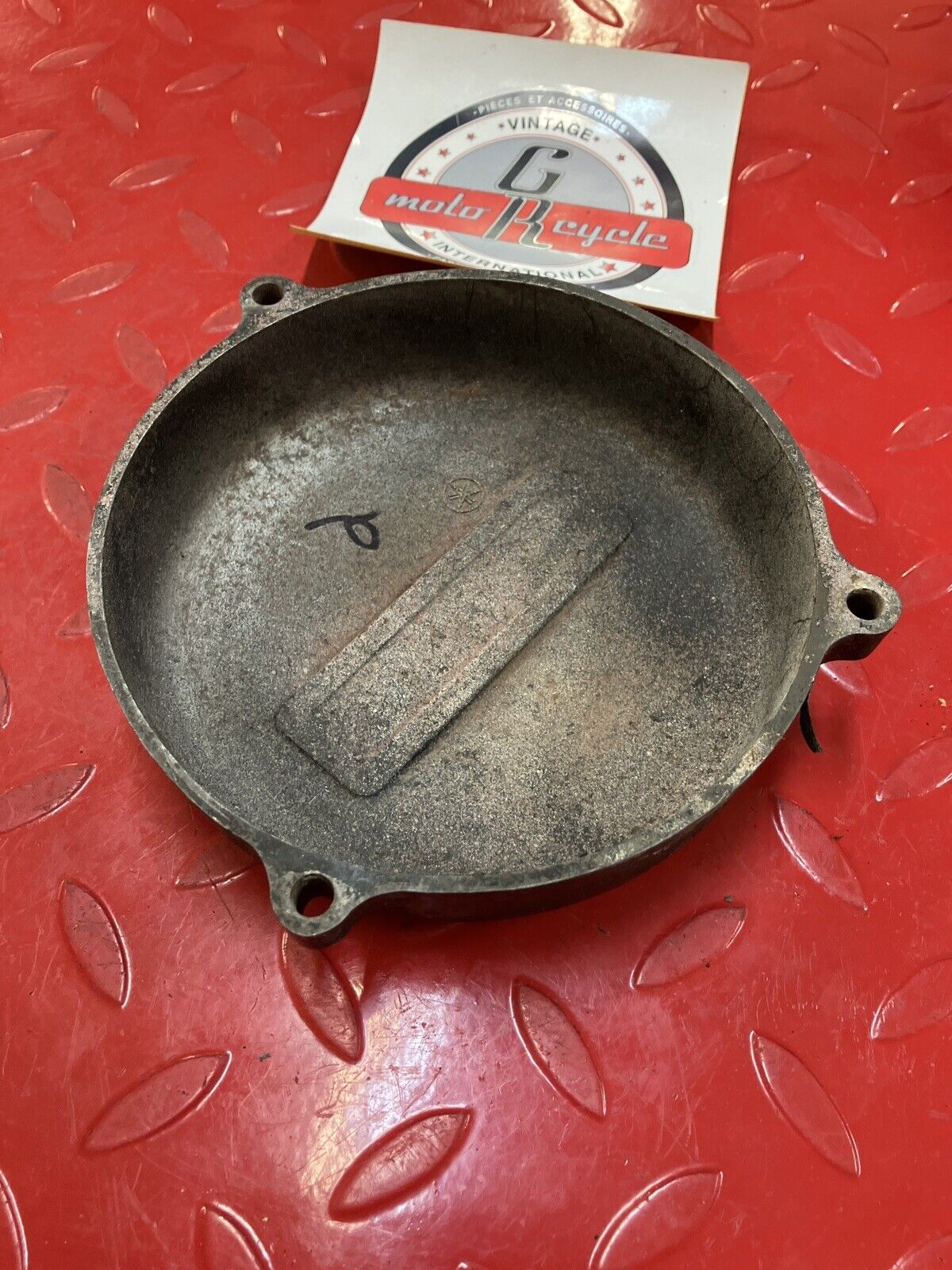 Yamaha RD400 1977 Left crankcase stator generator cover 1976 1978 1979 2
