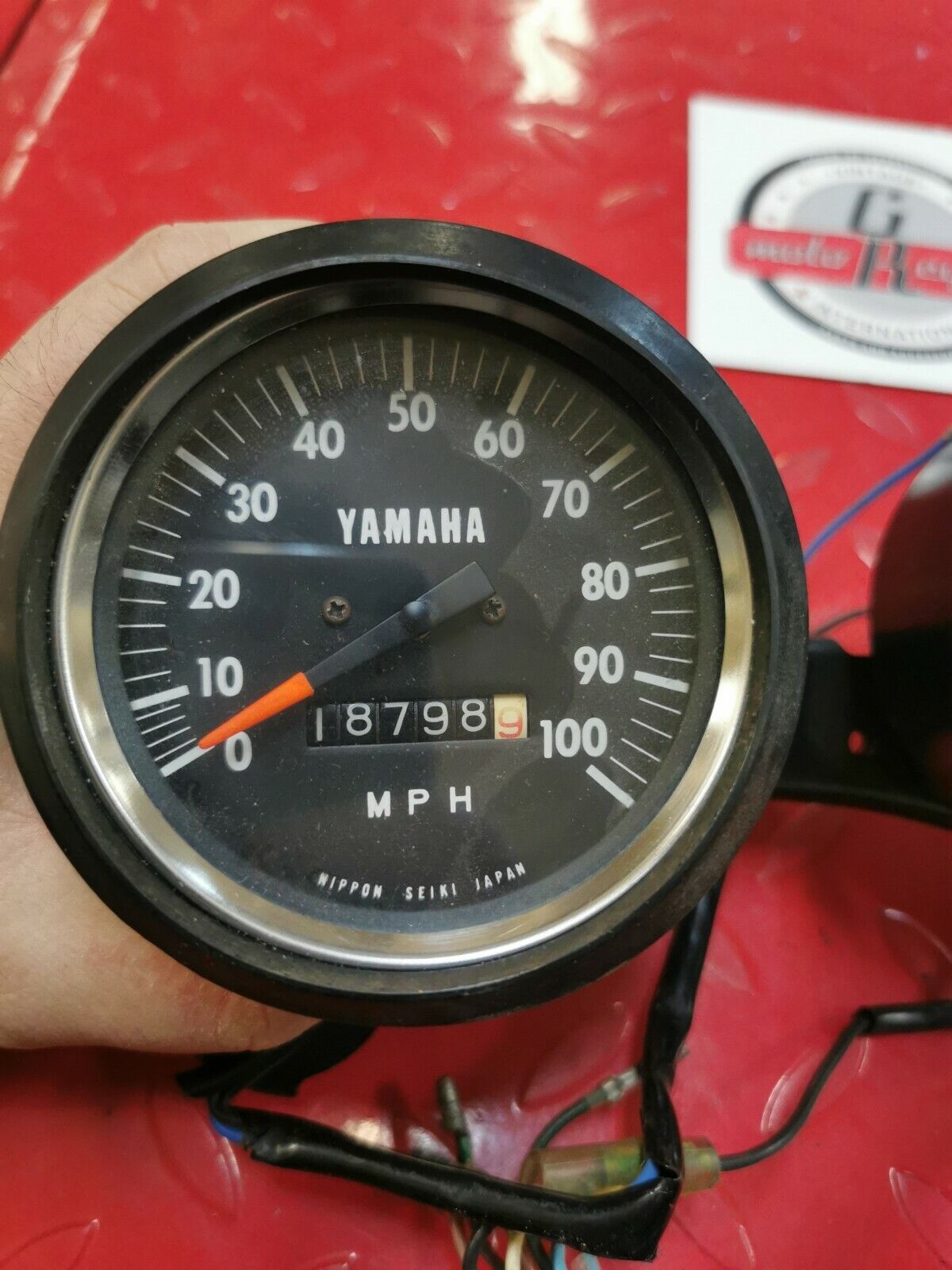 Yamaha CS3 RD200 speedometer tachometer speedo tach meter 237-83510-41-00