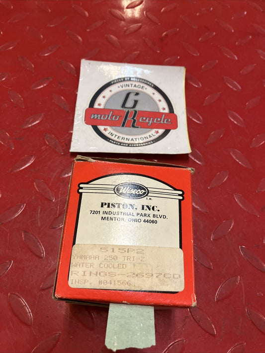 NOS Wiseco YTZ250 PISTON RING KIT / NO PIN AND CIRCLIP 515P2 515M06850 68.50 J5