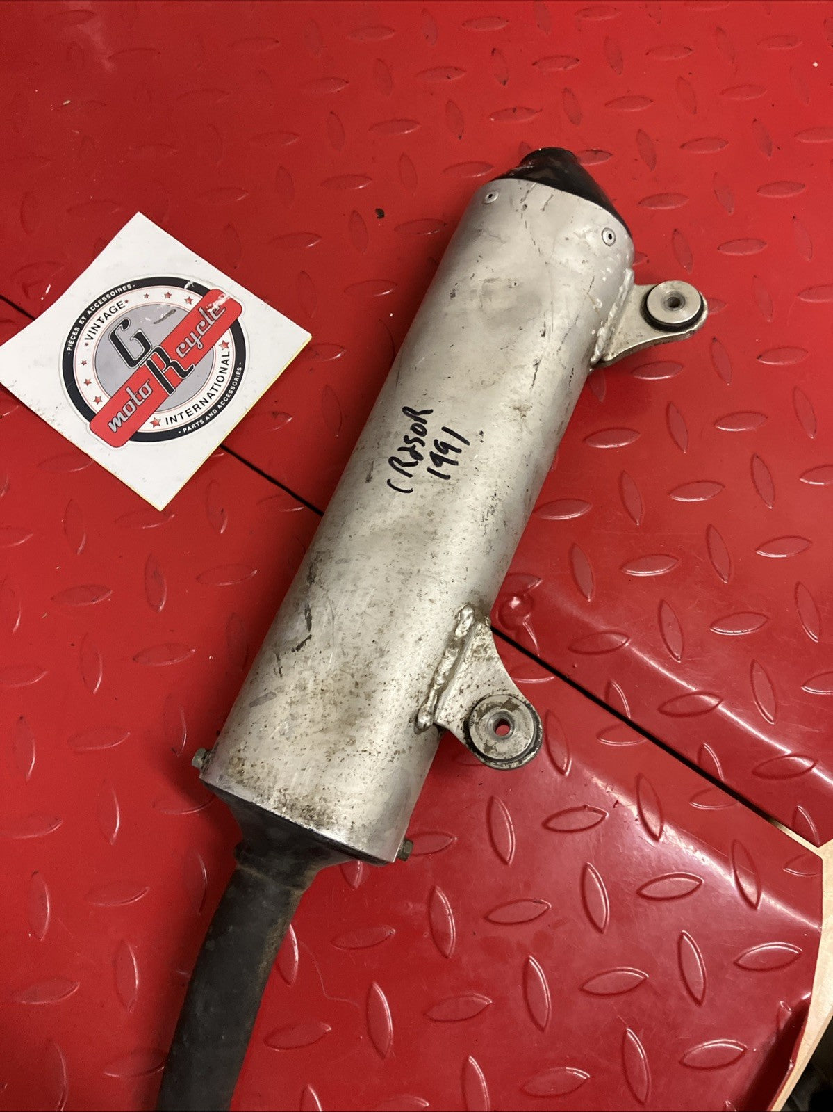 Honda CR250R 1991 OEM exhaust silencer muffler