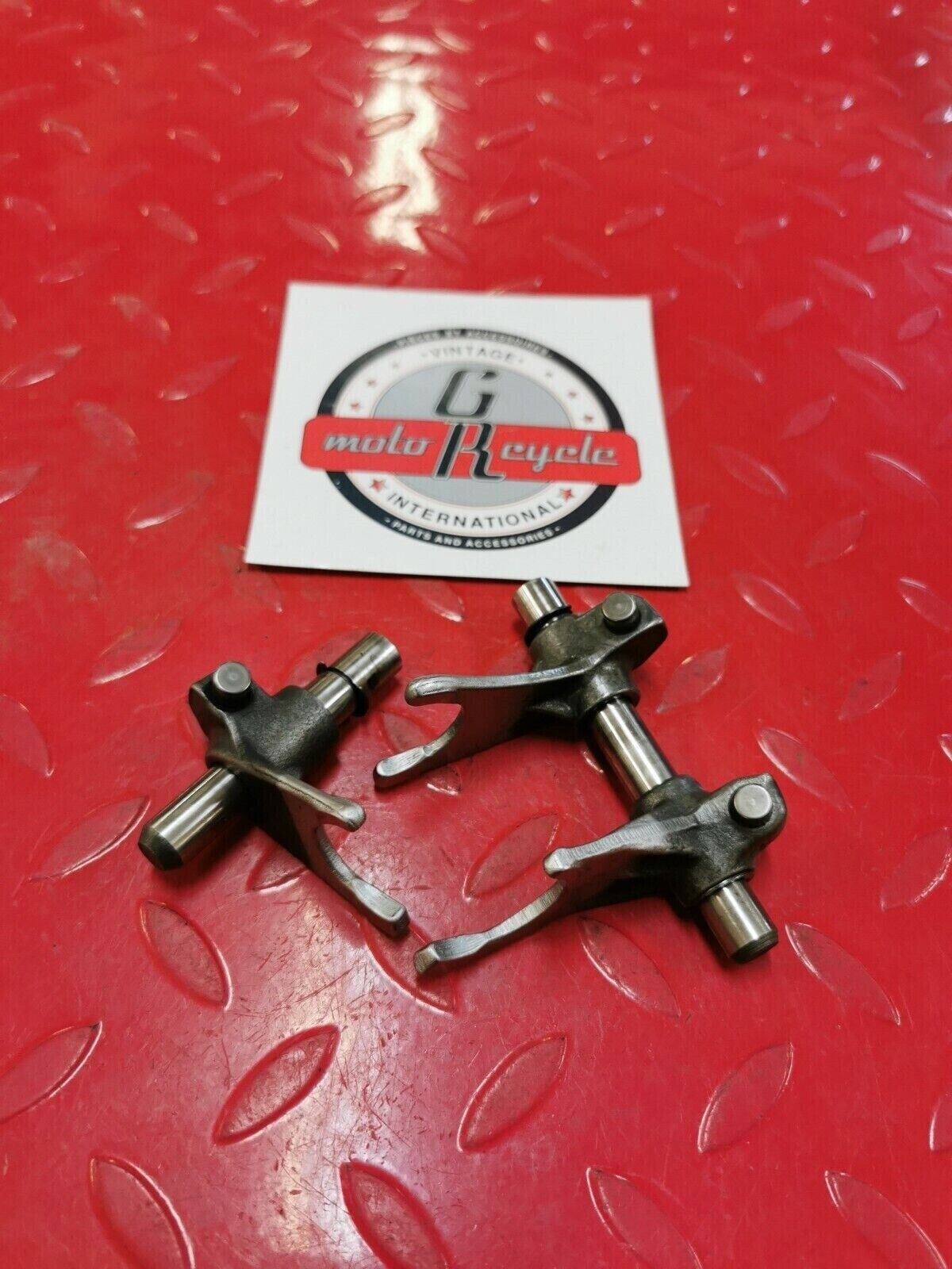 Yamaha DT125 1975 transmission gearshift gear forks 463-18512-00-00 463-18511-00
