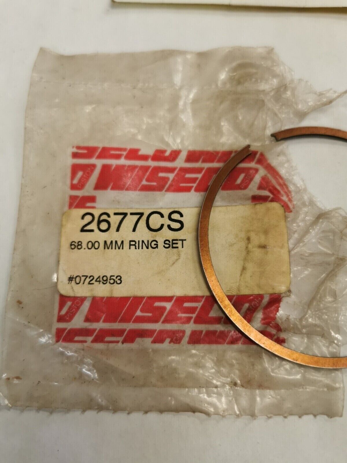 NOS WISECO Ring Set 68.00 Mm  2677CS J31
