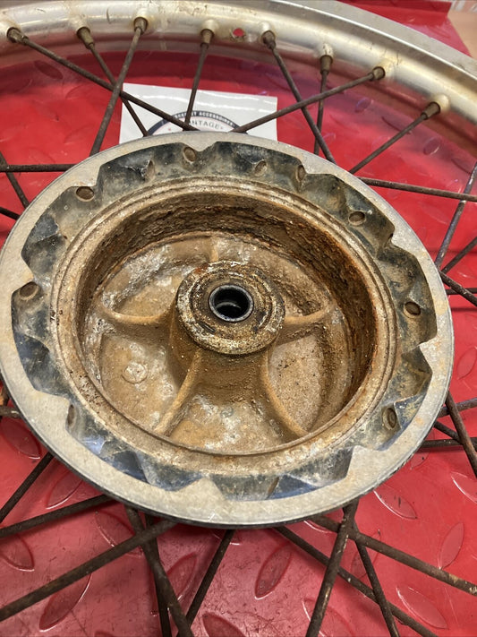 Suzuki RM125 1982 front wheel rim hub spoke 1981 2